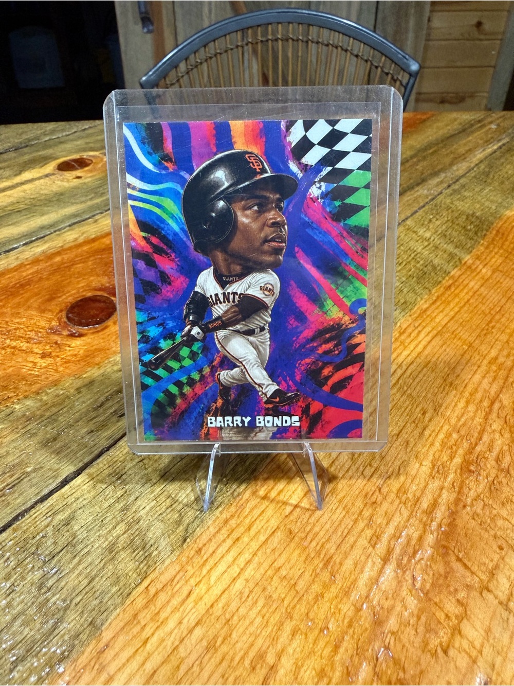 Barry Bonds San Francisco Giants Big Heads Custom Baseball Card